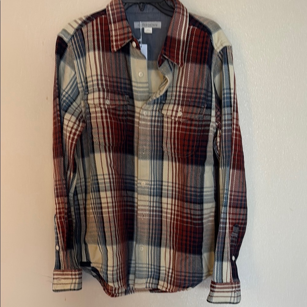Plaid Button-Up Shirt